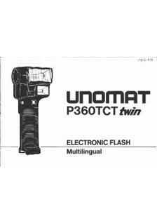 Unomat 360 P-TCT-Twin manual. Camera Instructions.